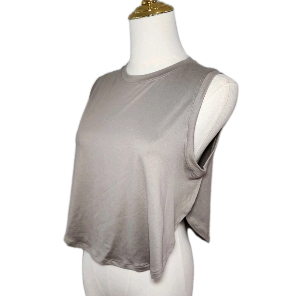 Nwot 90 Degree Activewear Cropped Tank Top Sleeveless Athletic Shirt Size S